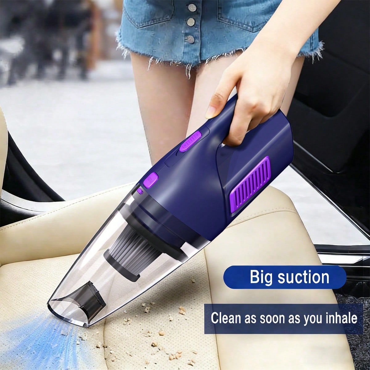 Power Tools Hand Held - Aspirapolvere portatile per auto CascadeVac, forte