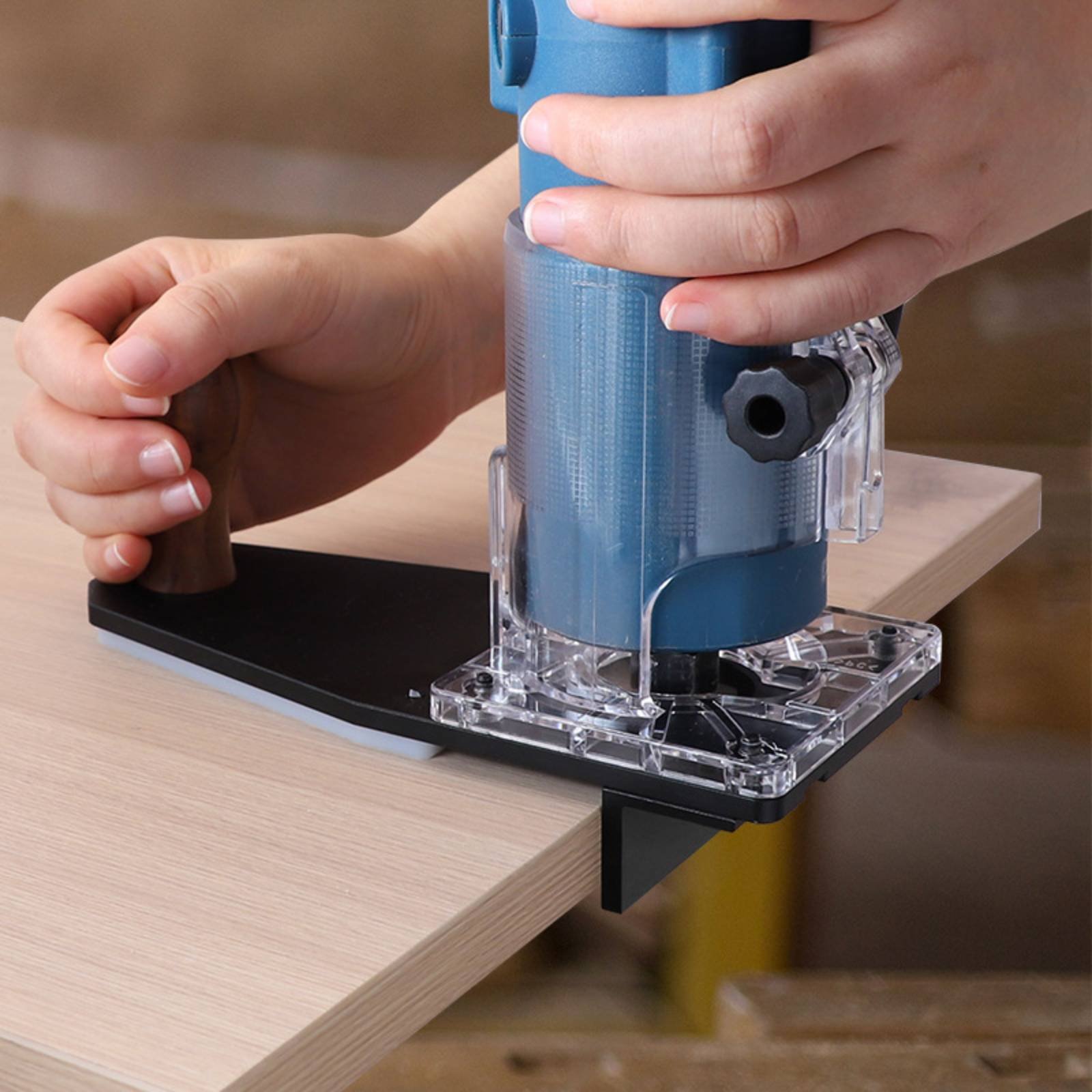 Power Tools For Construction - Base per rifilatura dei bordi, controllo