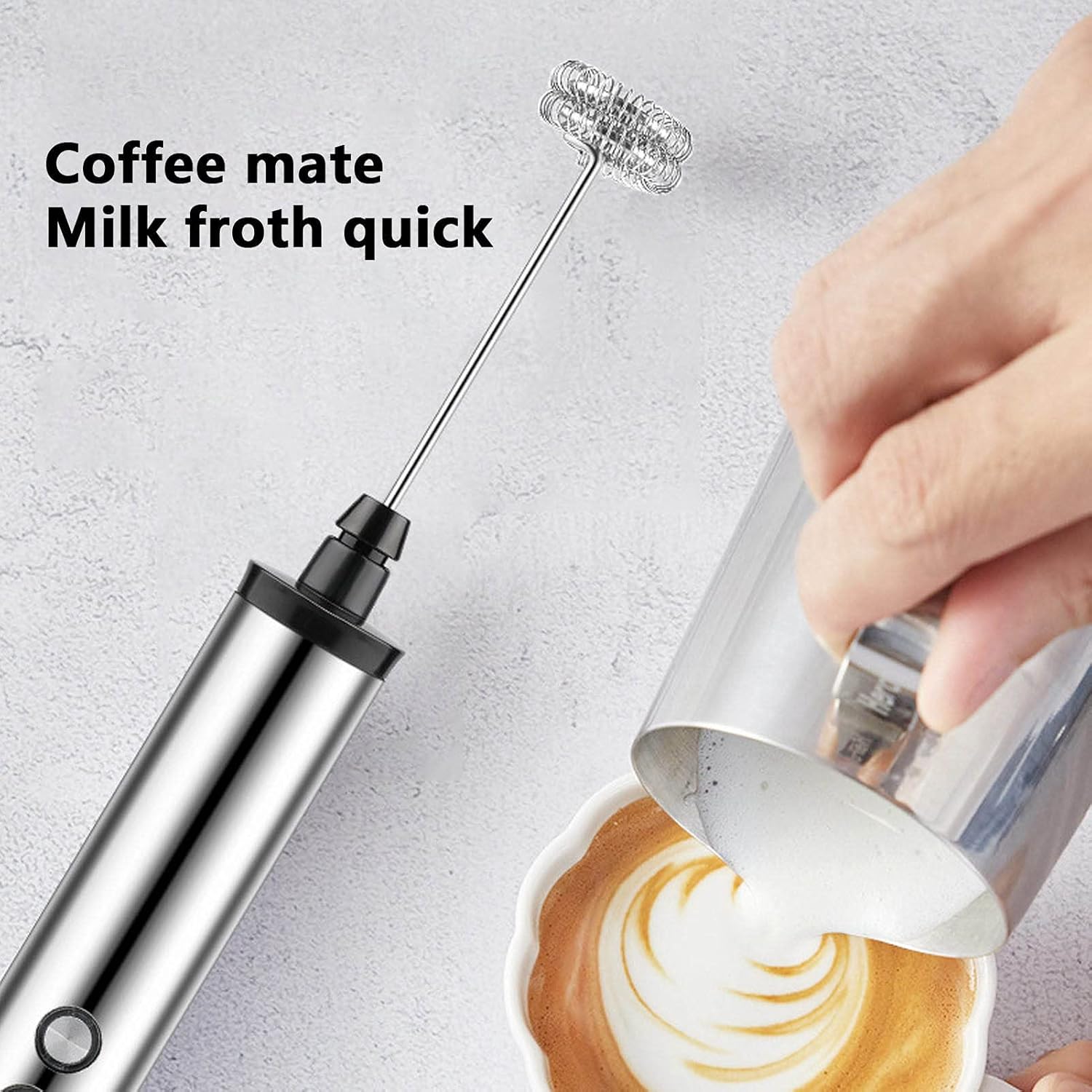 Power Tools For Home - Frullino Elettrico Portatile 3 in 1