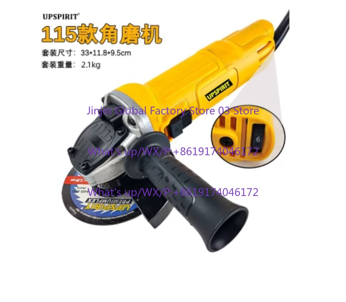 Power Tools For Woodworking - Smerigliatrice angolare elettrica 125mm 1250W senza