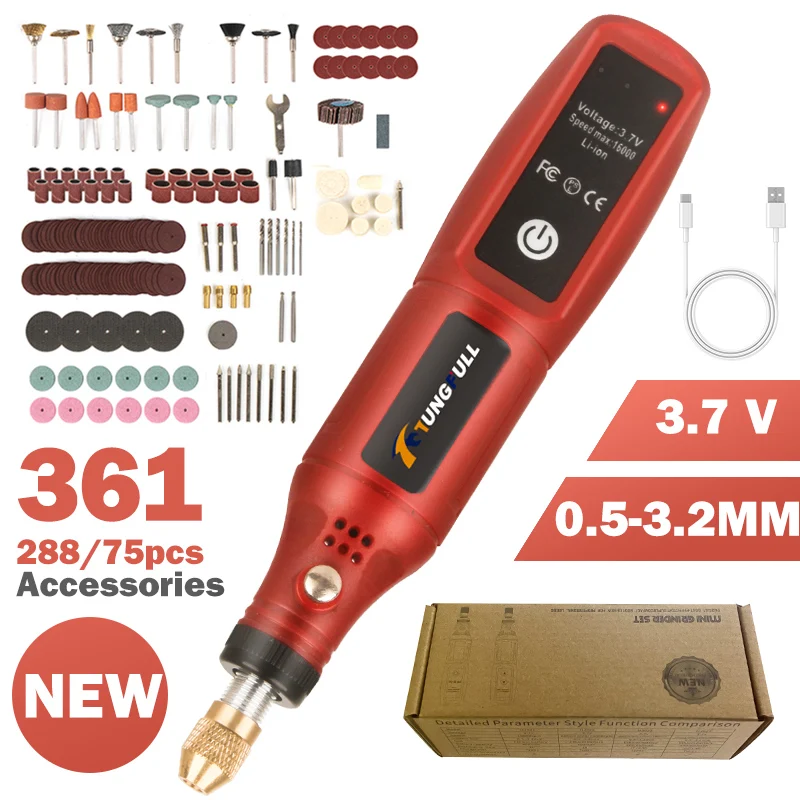 Power Tools Sheets - Penna per Incisione Ricaricabile USB Senza