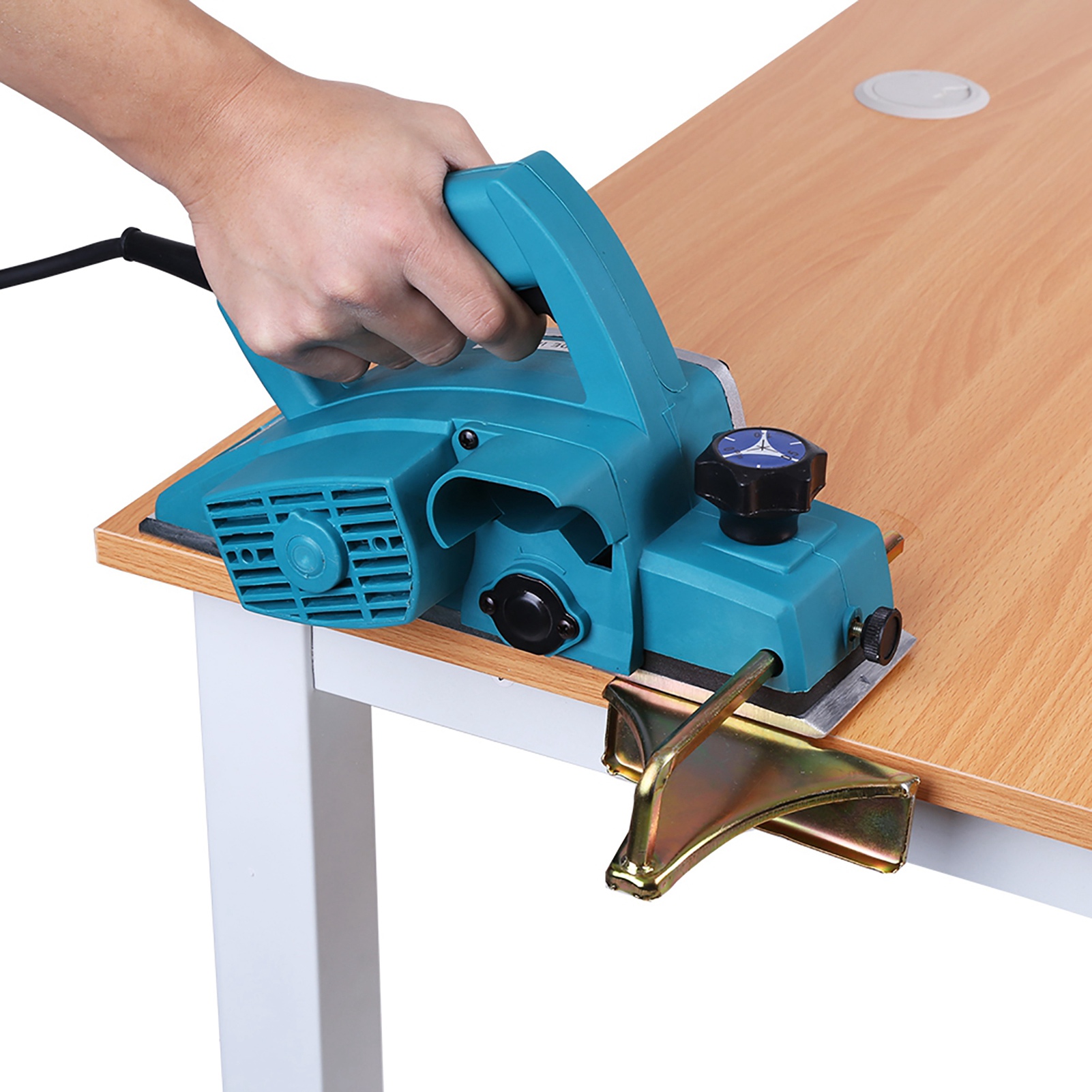 Planer Handheld Electric - Pialla Elettrica Portatile per Legno, Utensile