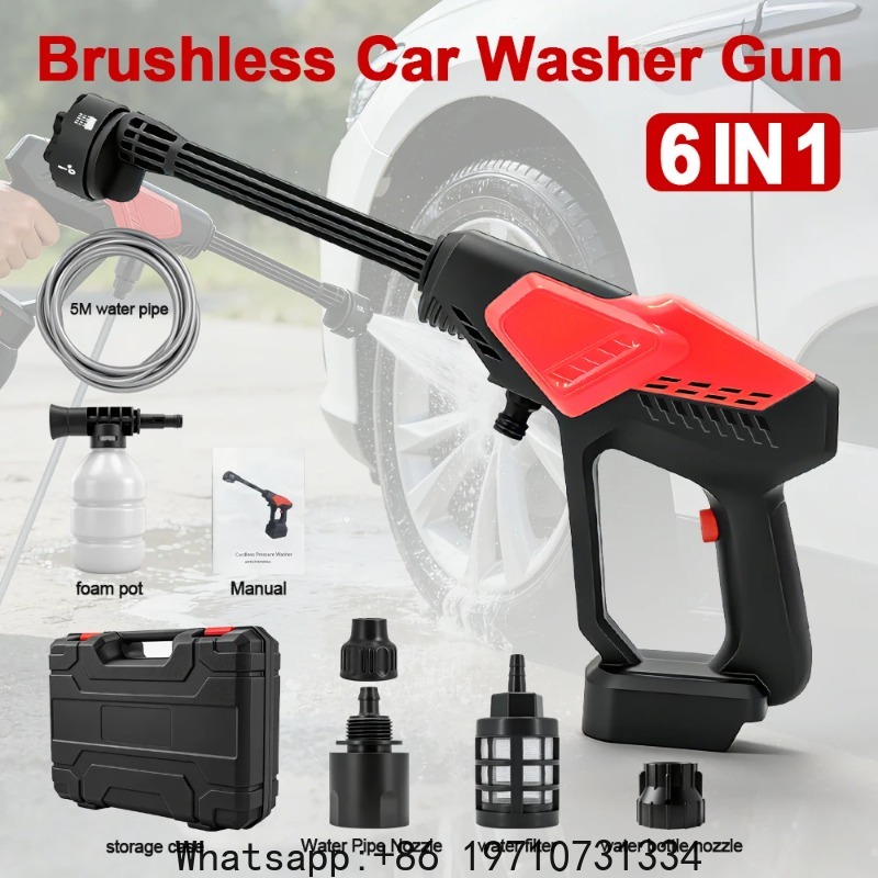 Power Tools Garden - Idropulitrice ad alta pressione senza spazzole