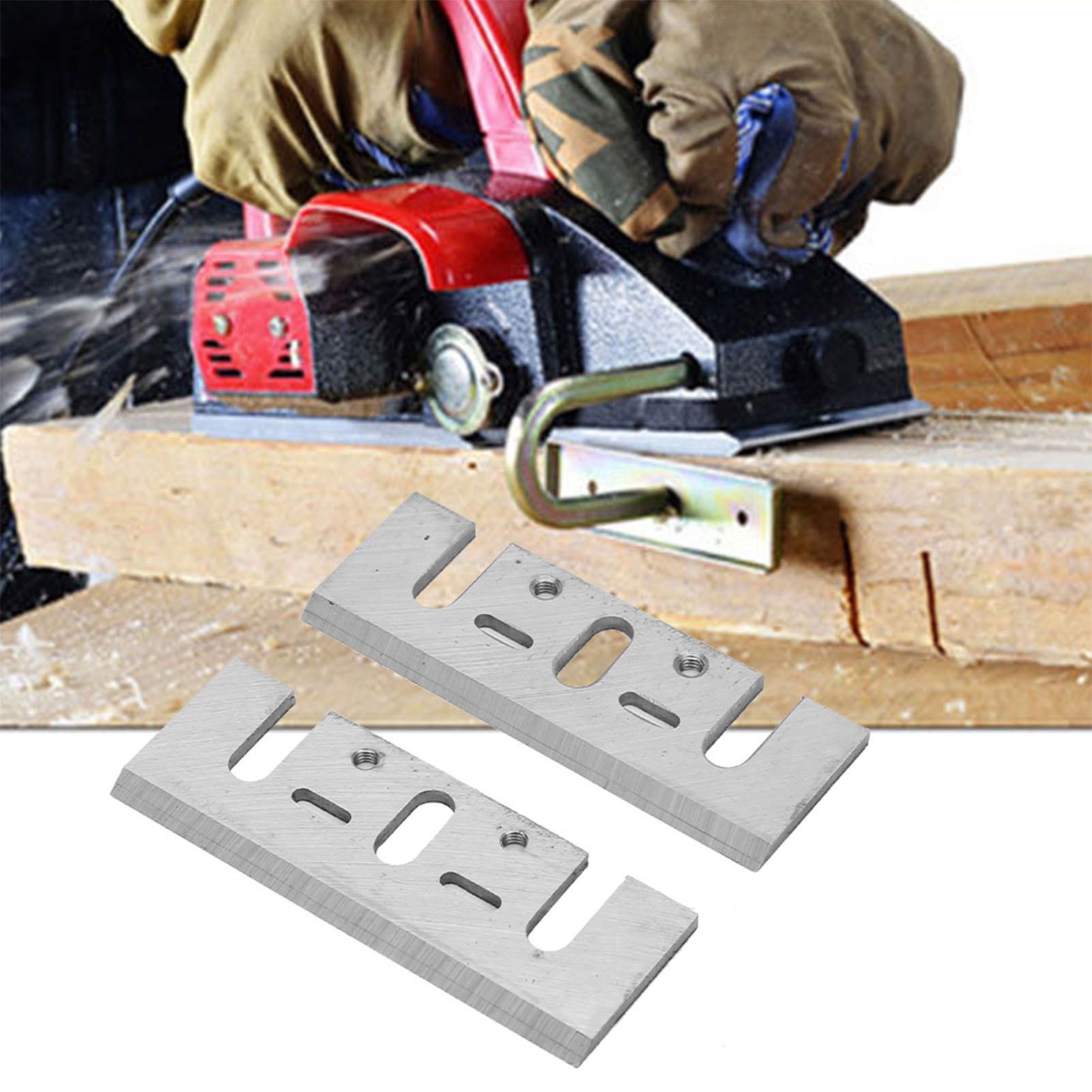 Una coppia di lame di ricambio - Planer Handheld Electric recensione e prezzo