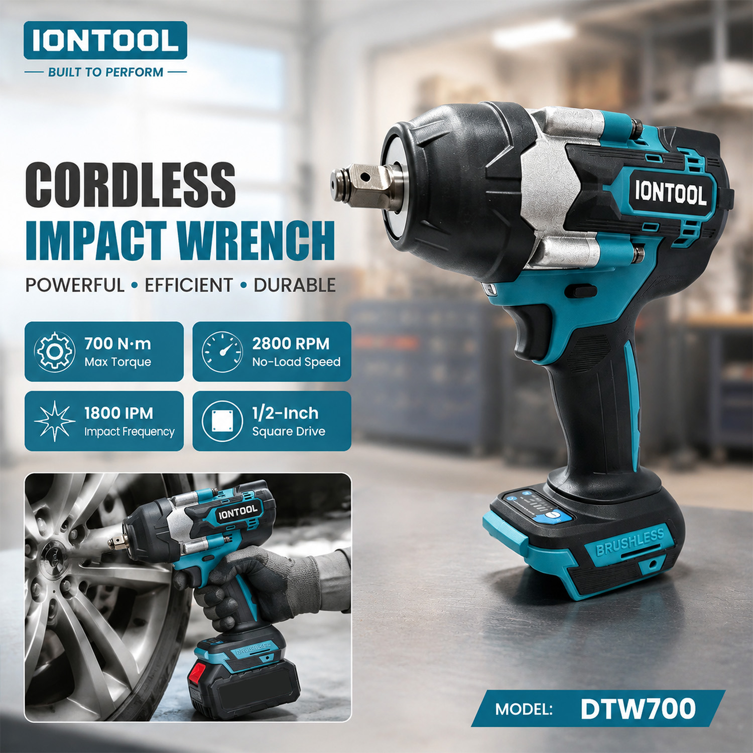 IONTOOL DTW700 Chiave a Impuls - Power Tools And Engineering recensione e prezzo
