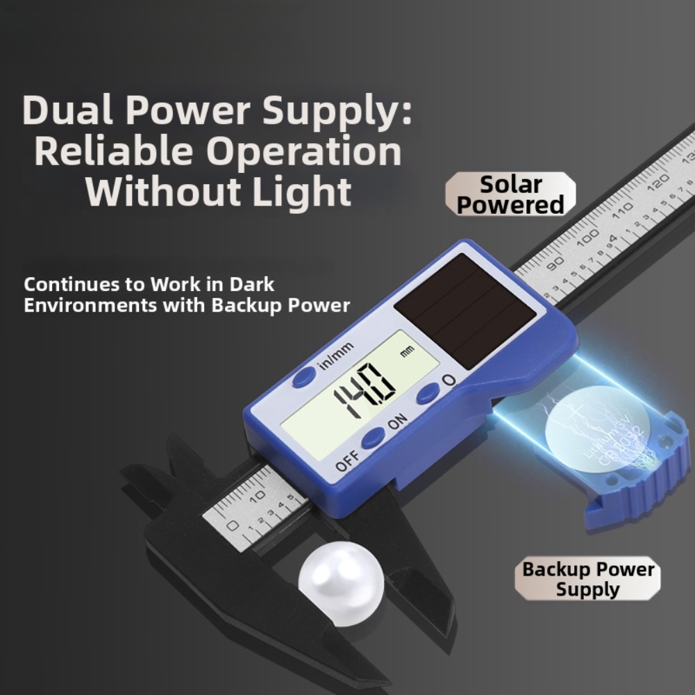 Calibro digitale a energia sol - Power Tools And Engineering recensione e prezzo