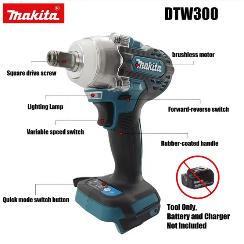 Makita DTW300 18V Avvitatore a - Power Tools Makita Set recensione e prezzo