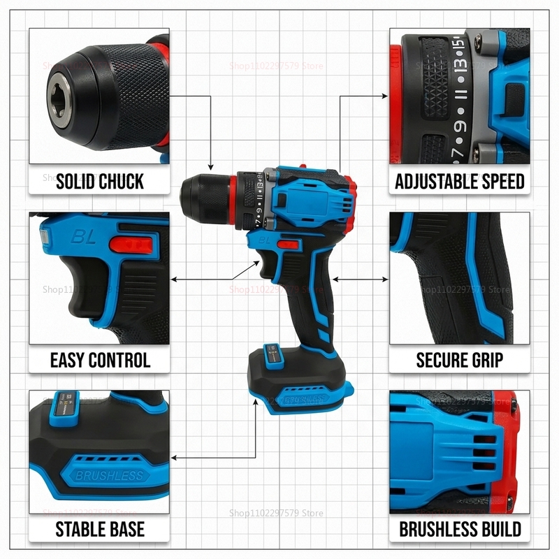 Trapano Avvitatore a Percussio - Power Tools For Construction recensione e prezzo